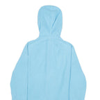 THE NORTH FACE Womens Blue Hoodie Jacket M Polyester Plain Zip Hooded Casual