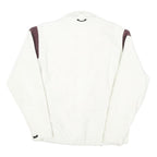 JACK WOLFSKIN Womens White & Brown Outdoor Jacket UK 10 Polyester Blend Zip