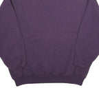 JERZEES Mens Purple Quarter Zip XL Sweatshirt SGYC Embroidered Logo Casual