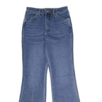 WRANGLER Womens Blue Regular Flared Denim Light W27 L34 Classic Jeans