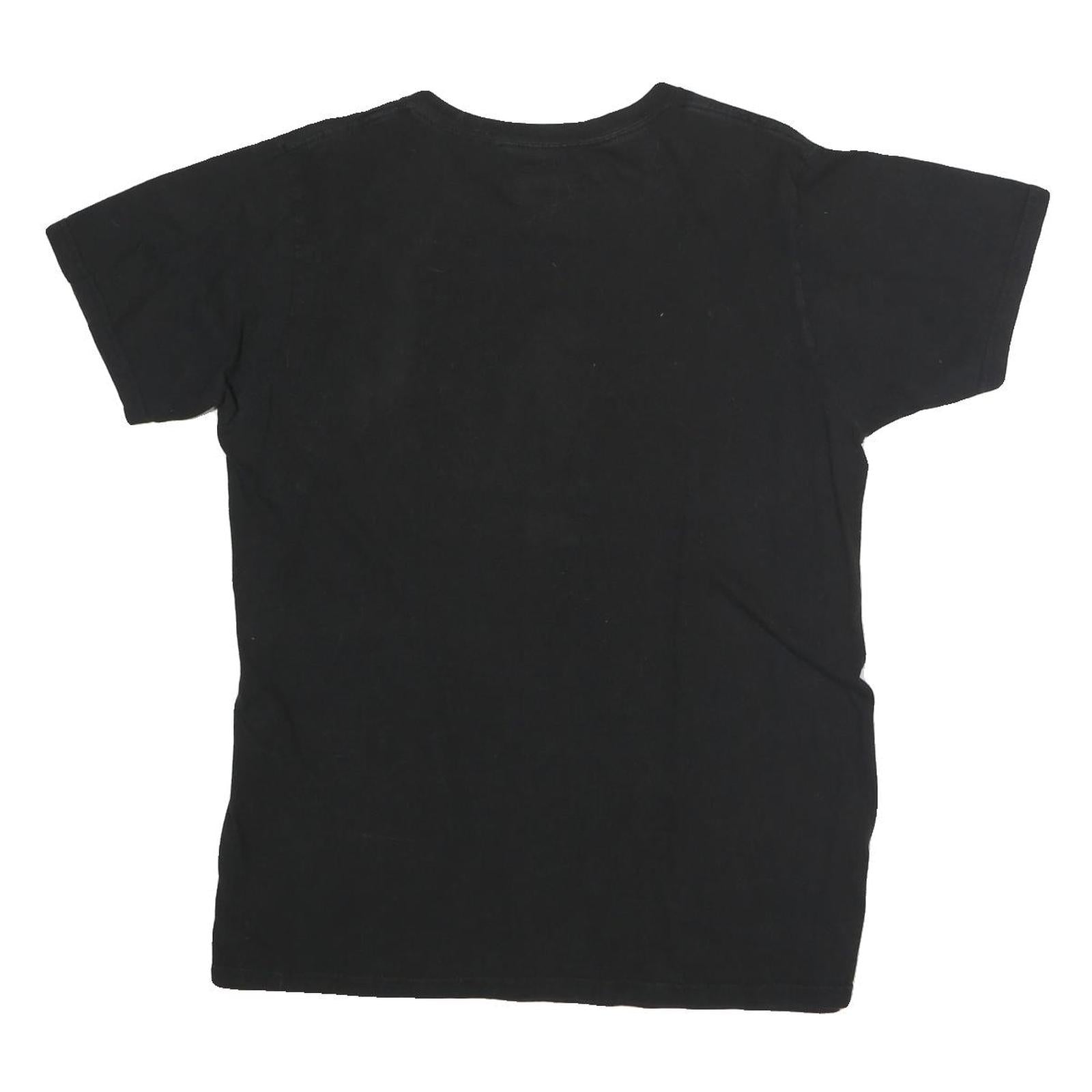 ADIDAS Mens Black Cleveland NBA Champions Graphic T-Shirt M Short Sleeve Crew