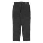 TOMMY HILFIGER Womens Regular Fit Black Denim Jeans Cotton Blend Zip W32 L31