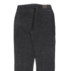 TOMMY HILFIGER Womens Regular Fit Black Denim Jeans Cotton Blend Zip W32 L31