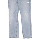 CARHARTT Mens Regular Fit Denim Jeans Light Blue W32 L32 Workwear Zip Closure