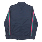 FILA Womens Navy Blue Polyester Blend Track Jacket M Athletic Zip Sportswear