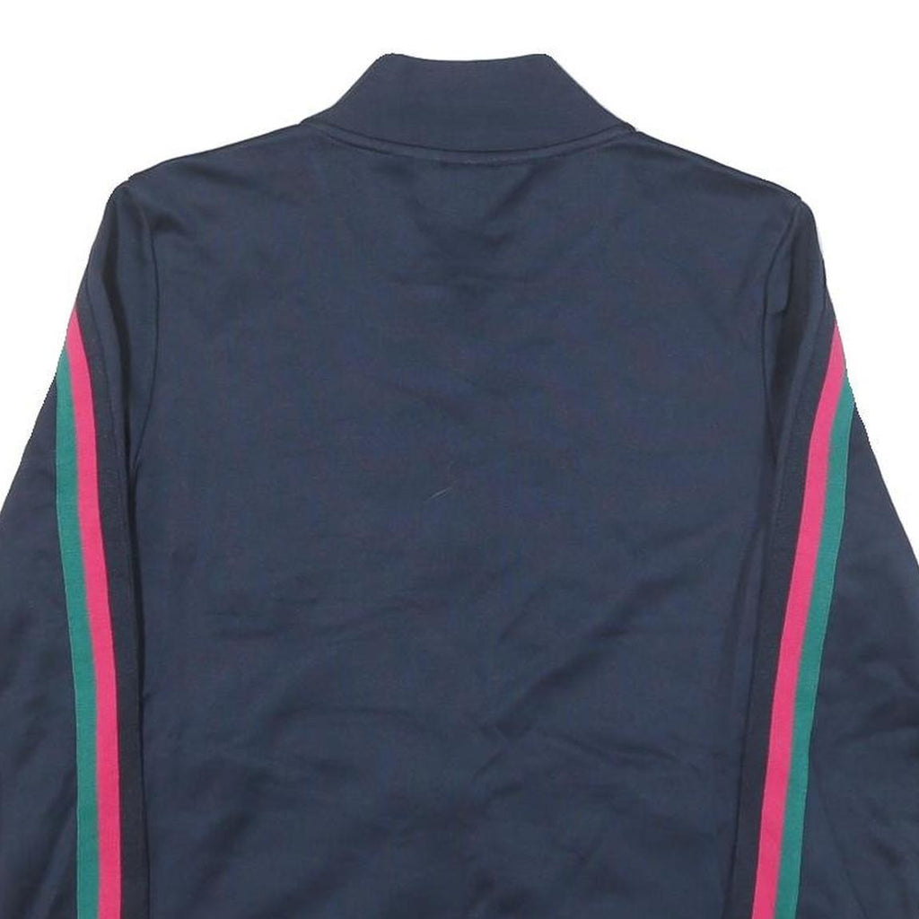 FILA Womens Navy Blue Polyester Blend Track Jacket M Athletic Zip Sportswear