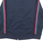 FILA Womens Navy Blue Polyester Blend Track Jacket M Athletic Zip Sportswear