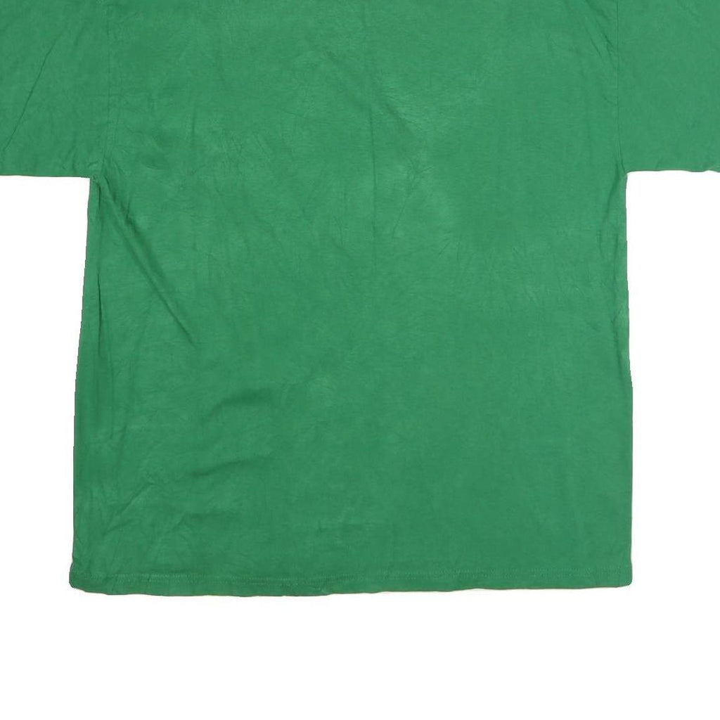 MAJESTIC Mens Green XL Graphic T-Shirt Short Sleeve Crew Neck Cotton Casual