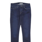LEVI'S 711 Skinny Womens Jeans Blue Slim Denim Stone Wash W27 L32 Stretch