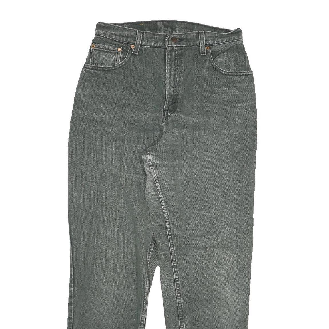 LEVI'S Womens Regular Fit Straight Blue Denim Medium W28 L30 Comfortable Zip