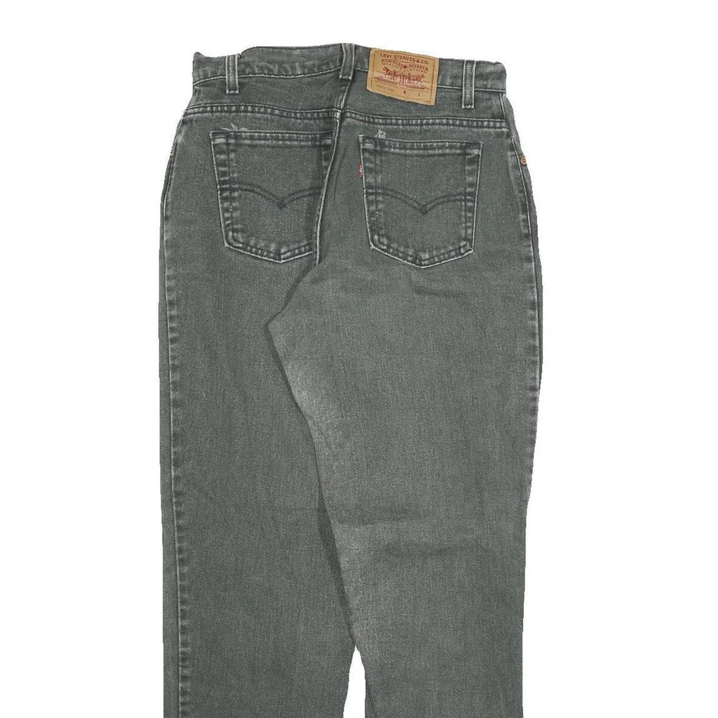 LEVI'S Womens Regular Fit Straight Blue Denim Medium W28 L30 Comfortable Zip