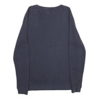 HILFIGER DENIM Mens Navy Blue Crew Neck 2XL Cotton Sweatshirt Pullover Casual