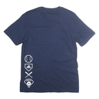 ADIDAS Mens Navy Blue UC Davis Baseball Graphic T-Shirt M Short Sleeve Crew Neck