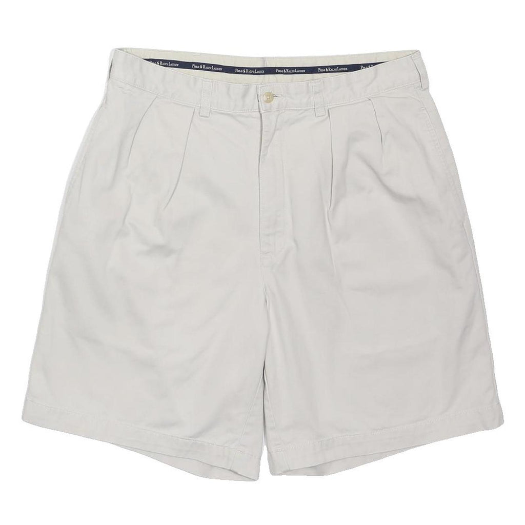 POLO RALPH LAUREN Mens Shorts White Casual M W32 Classic Cotton Blend