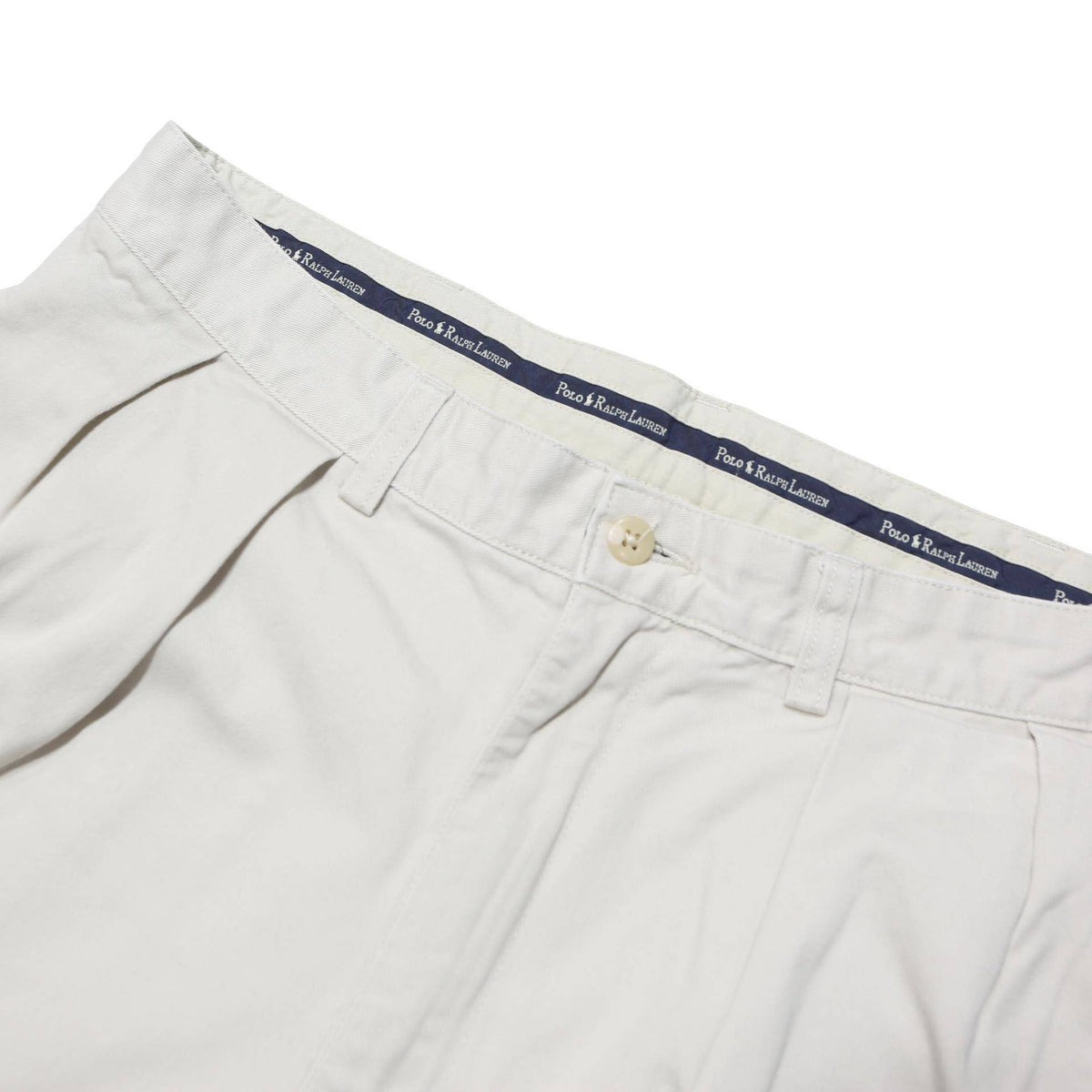 POLO RALPH LAUREN Mens Shorts White Casual M W32 Classic Cotton Blend