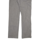 DICKIES Mens Cotton Blend Grey Regular Straight Trousers W36 L34 Workwear Zip