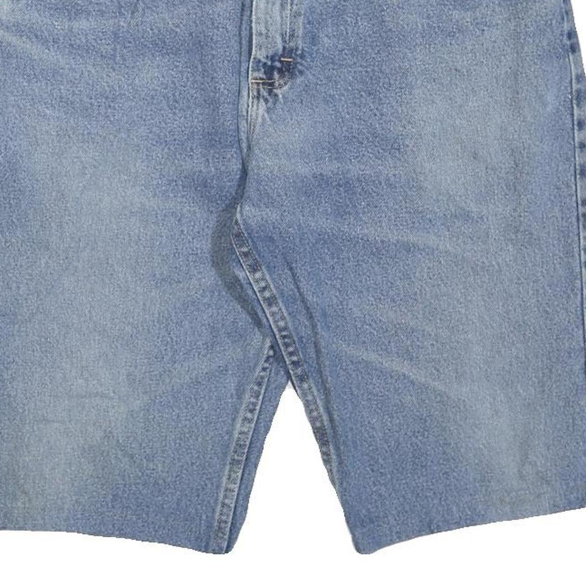 WRANGLER Mens Denim Blue Casual Shorts M W34 Cotton Blend Classic Fit