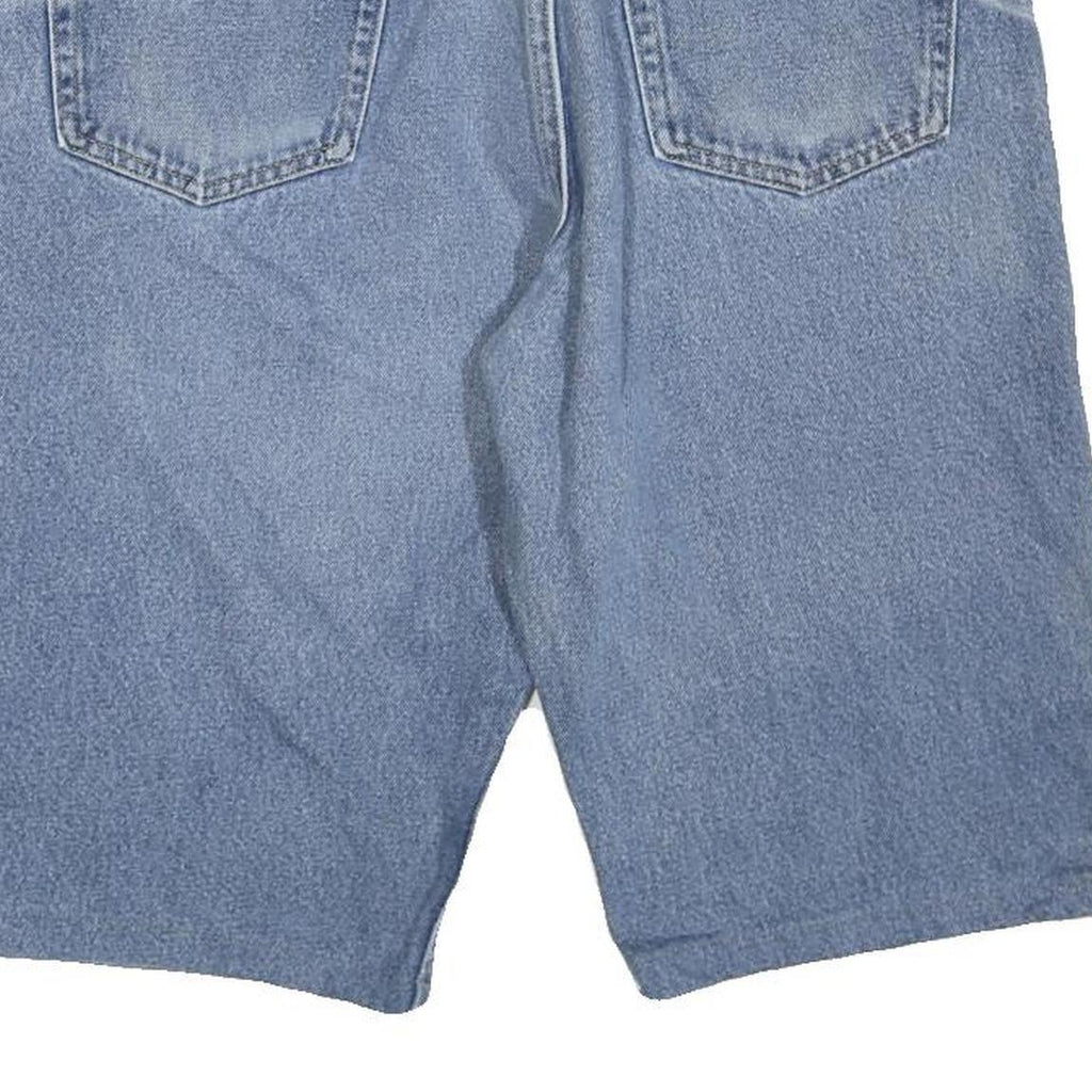 WRANGLER Mens Denim Blue Casual Shorts M W34 Cotton Blend Classic Fit