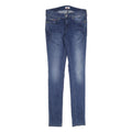 TOMMY JEANS Womens Slim Blue Denim Light Wash Jeans W31 L34 Stylish Comfortable