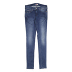 TOMMY JEANS Womens Slim Blue Denim Light Wash Jeans W31 L34 Stylish Comfortable