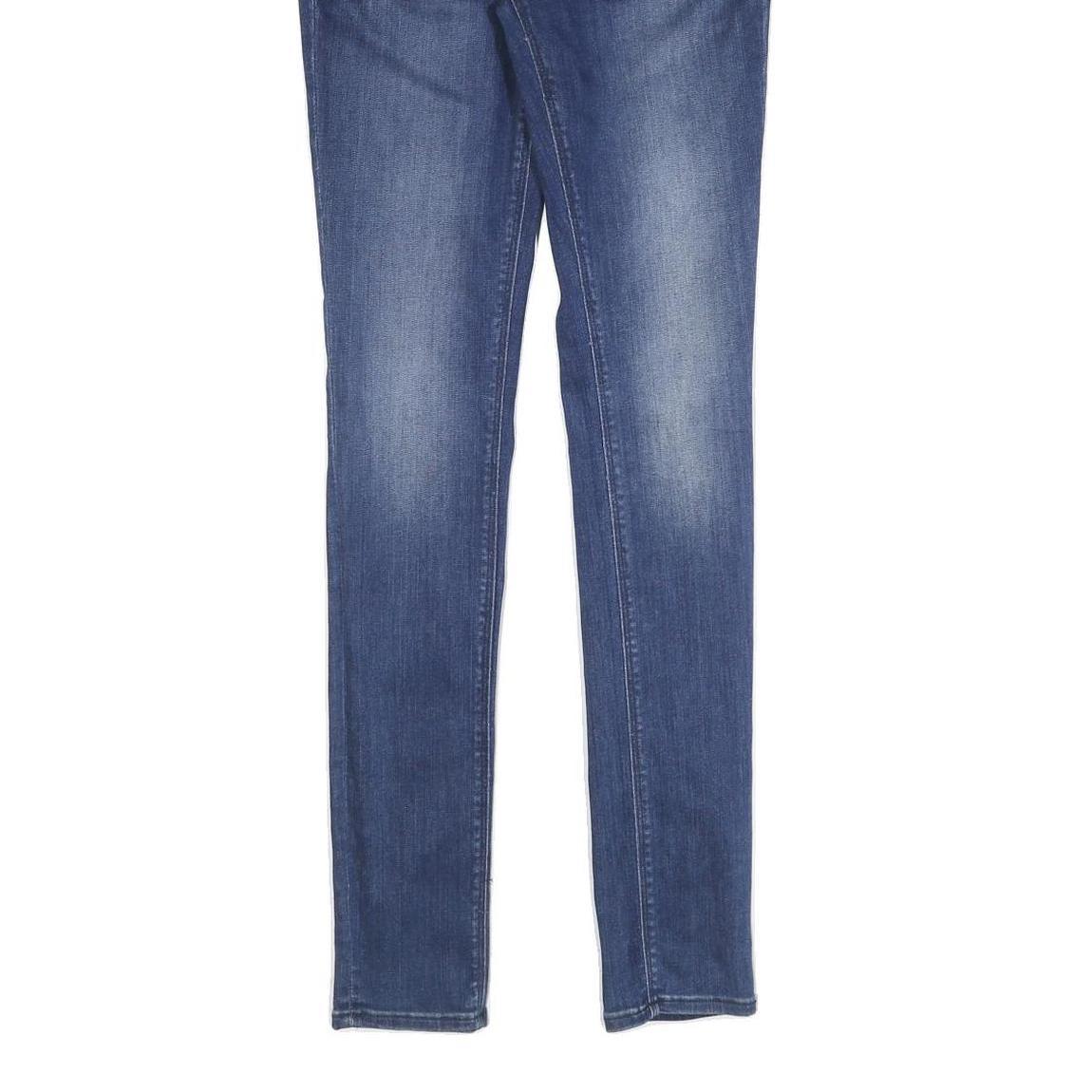 TOMMY JEANS Womens Slim Blue Denim Light Wash Jeans W31 L34 Stylish Comfortable