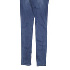 TOMMY JEANS Womens Slim Blue Denim Light Wash Jeans W31 L34 Stylish Comfortable