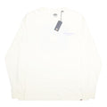 DICKIES Mens White & Lilac Graphic T-Shirt XL Long Sleeve Crew Neck Printed