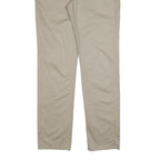 LEVI'S Mens Cotton Blend Beige Regular Straight Trousers W34 L34 Classic Fit