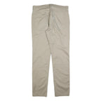 LEVI'S Mens Cotton Blend Beige Regular Straight Trousers W34 L34 Classic Fit