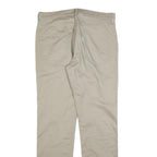 LEVI'S Mens Cotton Blend Beige Regular Straight Trousers W34 L34 Classic Fit