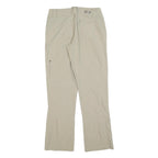 THE NORTH FACE Womens Beige Polyester Blend Regular Fit Trousers W30 L32 Outdoor