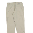 THE NORTH FACE Womens Beige Polyester Blend Regular Fit Trousers W30 L32 Outdoor