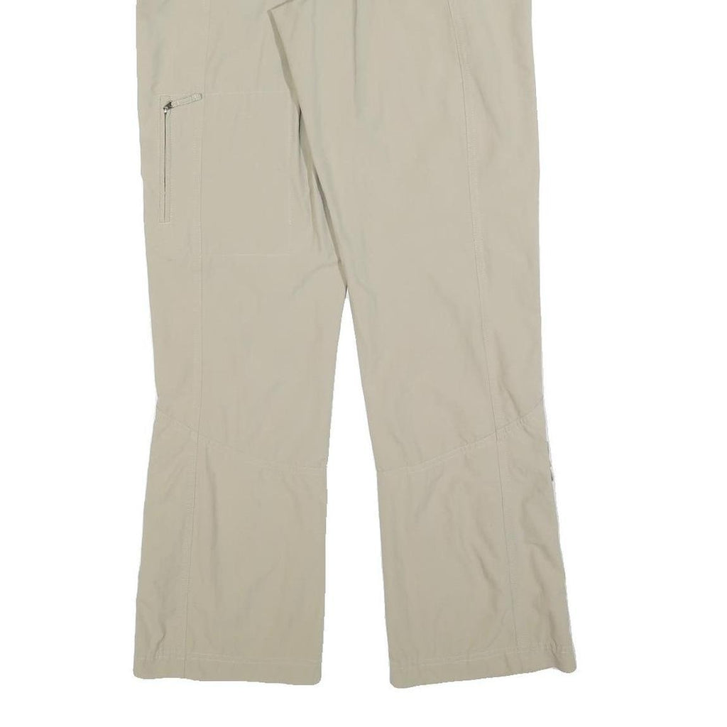 THE NORTH FACE Womens Beige Polyester Blend Regular Fit Trousers W30 L32 Outdoor