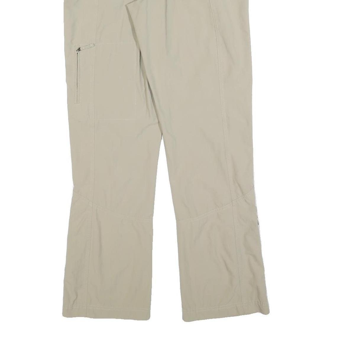 THE NORTH FACE Womens Beige Polyester Blend Regular Fit Trousers W30 L32 Outdoor