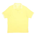 CHAMPION Mens Yellow Basic Short Sleeve Polo Shirt M Cotton Blend Casual