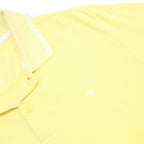 CHAMPION Mens Yellow Basic Short Sleeve Polo Shirt M Cotton Blend Casual