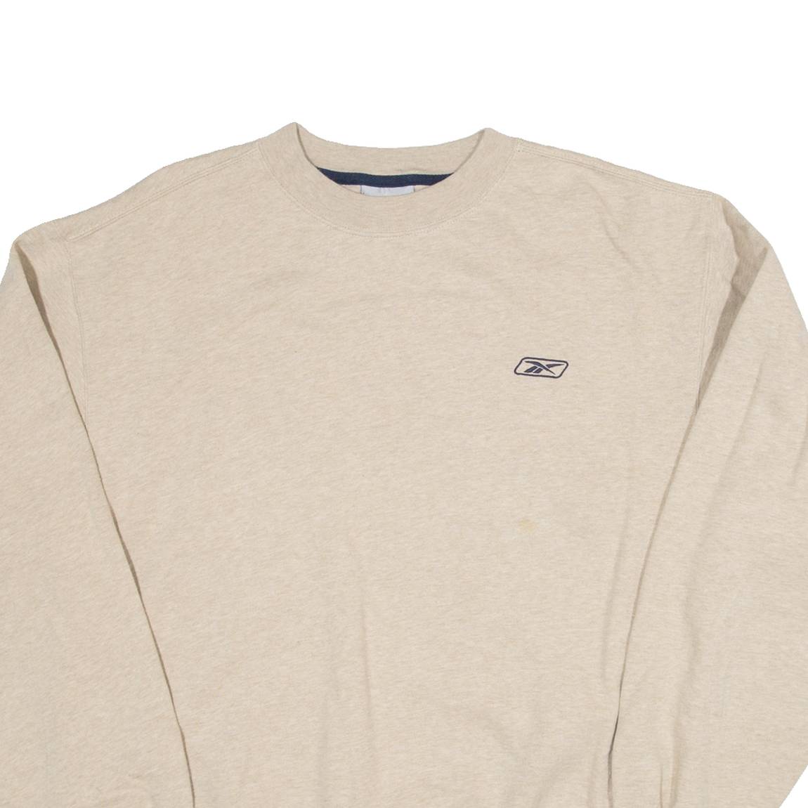 REEBOK Womens Sweatshirt Beige M