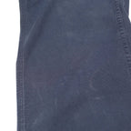 CARHARTT Womens Cotton Blend Navy Loose Straight Trousers W36 L32 Workwear
