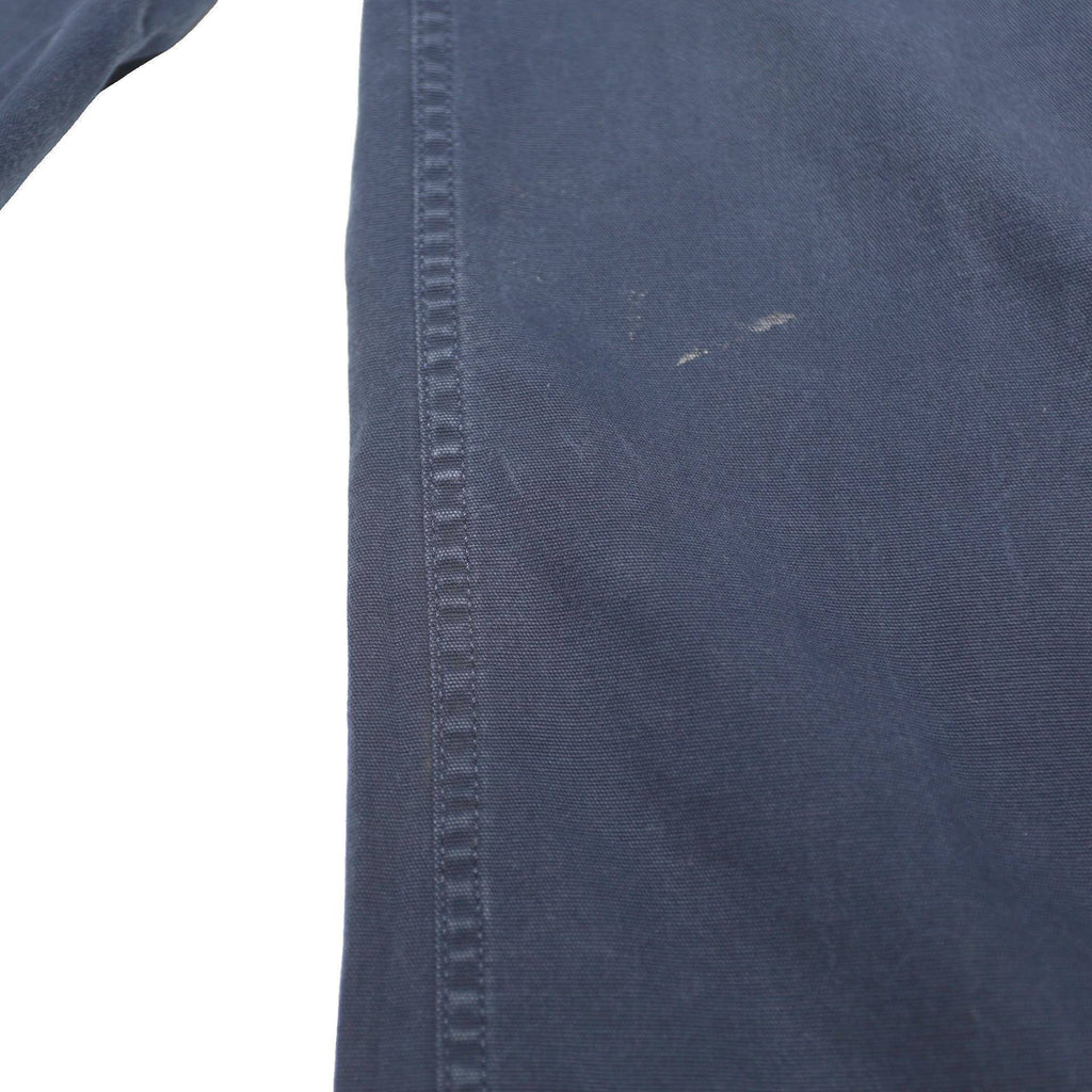 CARHARTT Womens Cotton Blend Navy Loose Straight Trousers W36 L32 Workwear