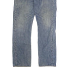 LEVI'S 501 Mens Jeans Blue Regular Straight Denim Medium W35 L30 Classic Button