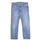 LEVI'S 501 Big E Mens Jeans Blue Regular Straight Denim Medium W36 L30 Button