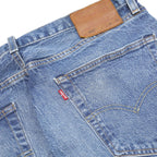 LEVI'S 501 Big E Mens Jeans Blue Regular Straight Denim Medium W36 L30 Button