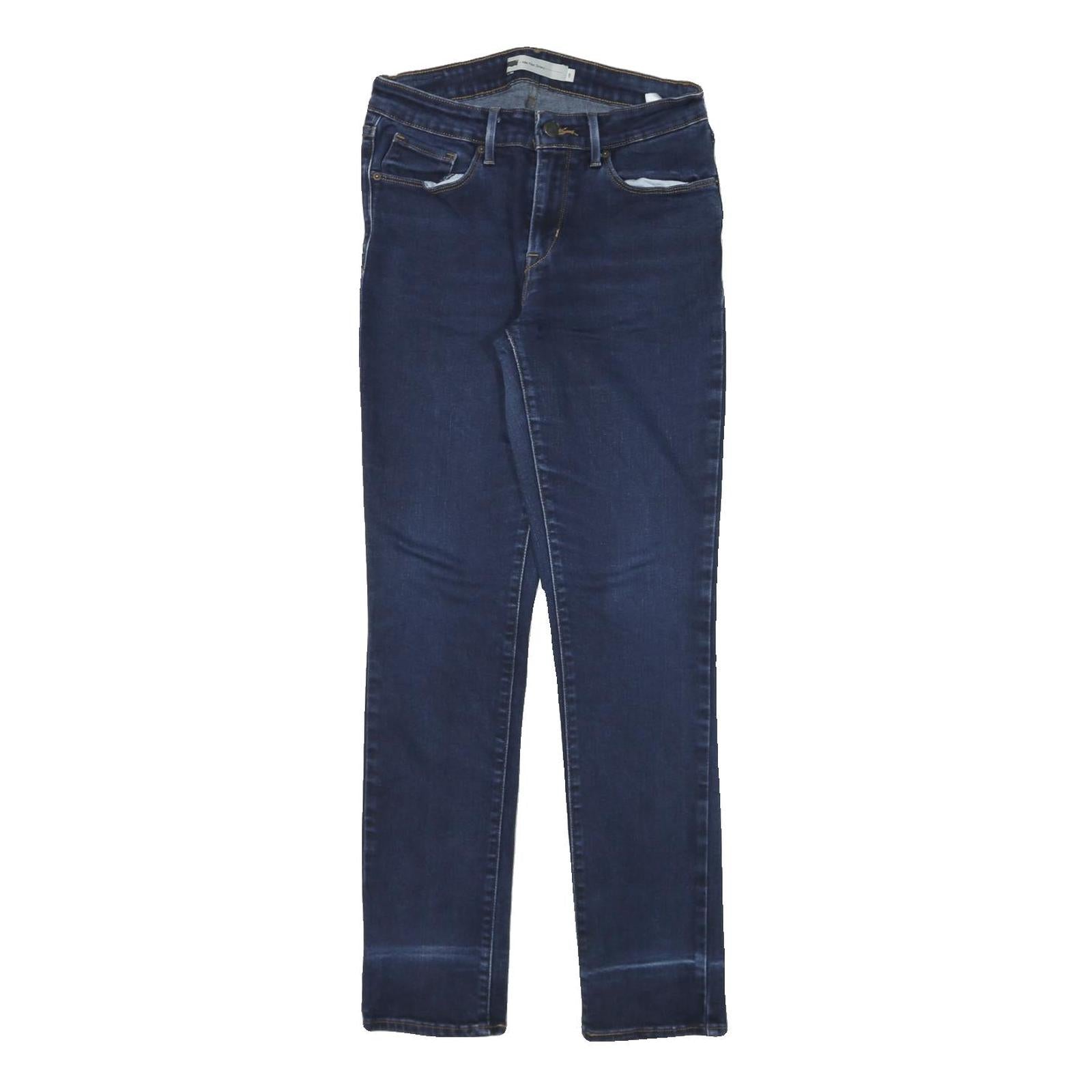 LEVI'S Womens Slim Blue Jeans Denim Medium W26 L29 Classic Fit Zip Closure
