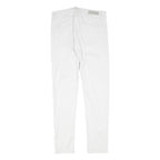 CALVIN KLEIN JEANS Womens Cotton Blend White Slim Skinny Trousers W28 L27