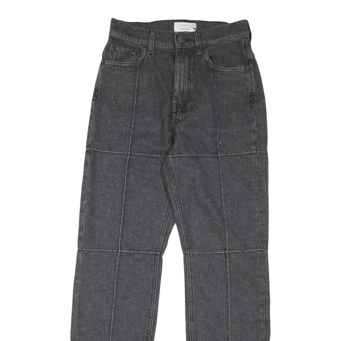 & OTHER STORIES Womens Jeans Black Regular Straight Denim Medium W26 L30 Panel