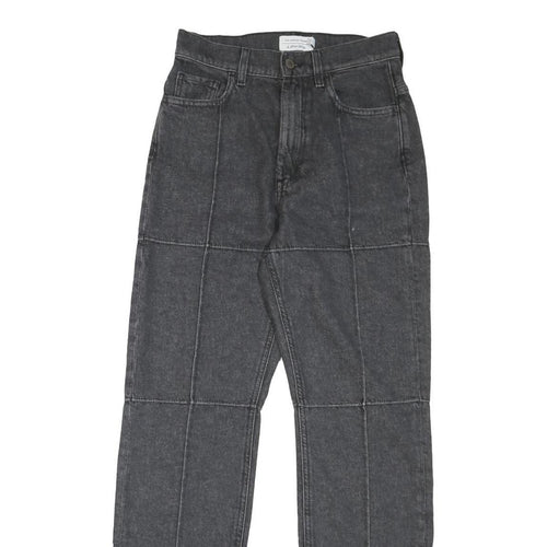 & OTHER STORIES Womens Jeans Black Regular Straight Denim Medium W26 L30 Panel