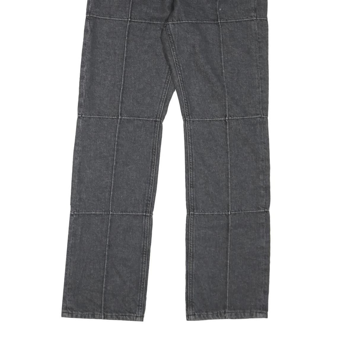 & OTHER STORIES Womens Jeans Black Regular Straight Denim Medium W26 L30 Panel