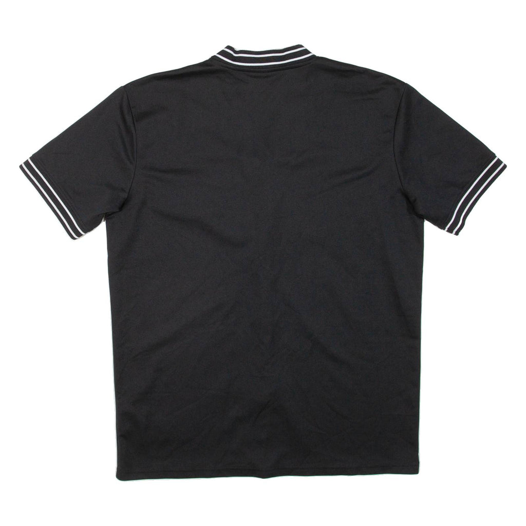 FSBN Reckless Baseball Mens Jersey Black USA Button Neck S