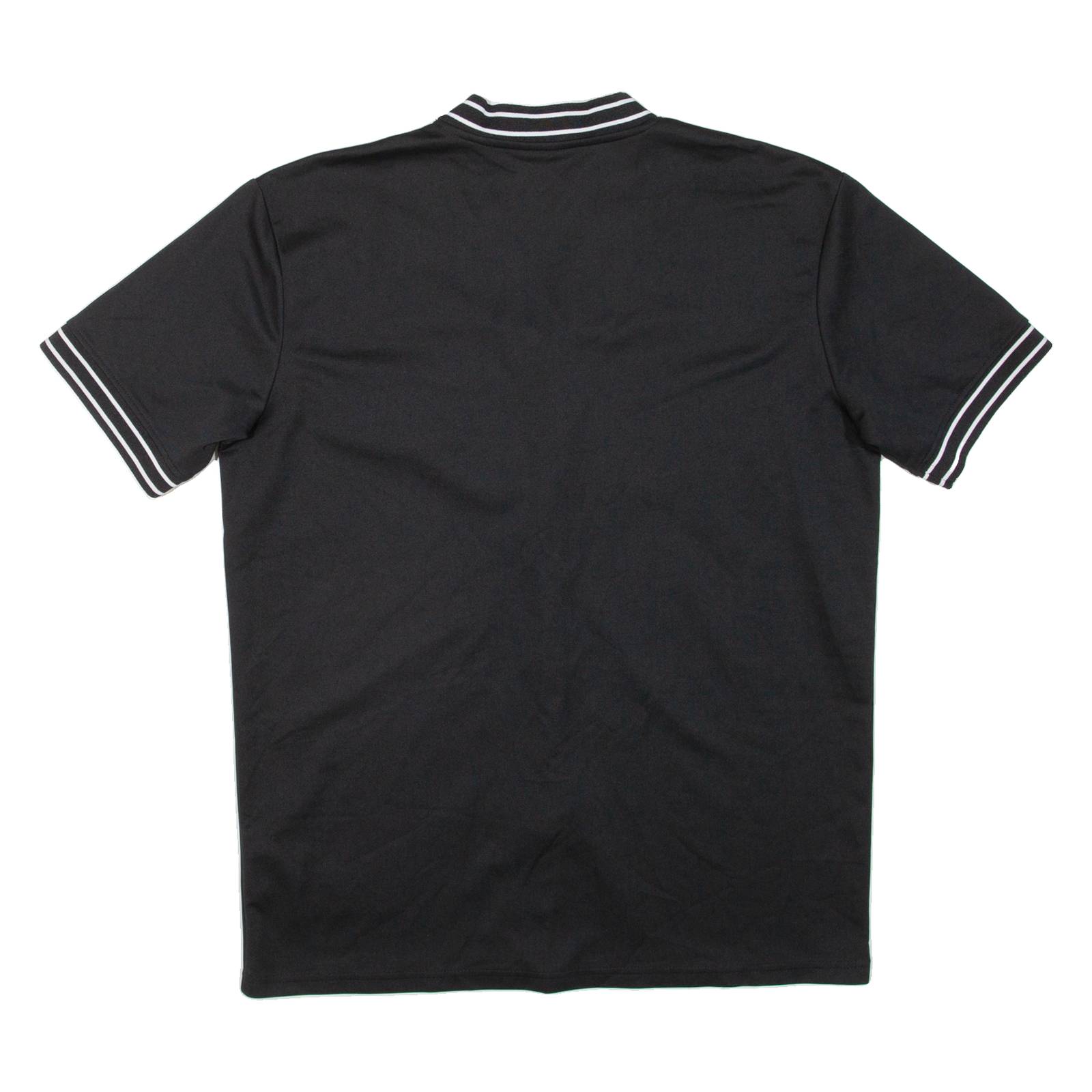 FSBN Reckless Baseball Mens Jersey Black USA Button Neck S