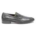 COLE HAAN Mens Leather Black Slip-On Loafers UK 10 Classic Formal Smart Shoes